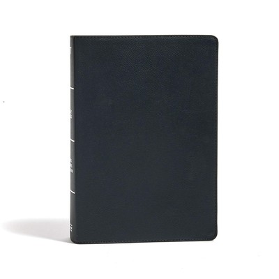 KJV Super Giant Print Reference Bible, Black Genuine Leather, Red Letter,... -image