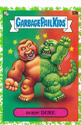 57b DUKIN' DUKE 2023 GPK Intergoolactic Mayhem BOOGER GREEN GODZILLA KING KONG-image