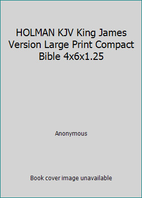 HOLMAN KJV King James Version Large Print Compact Bible 4x6x1.25 by Anonymous-image
