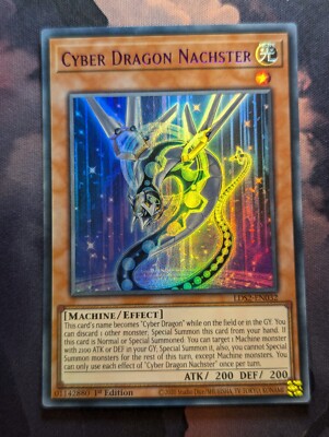 Yugioh TCG 1st Ed - Cyber Dragon Nachster LDS2-EN032 - Purple - Ultra Rare - VLP-image