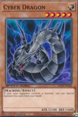 1X NM Cyber Dragon - SGX3-ENI28 - Common 1st Edition yugioh-image