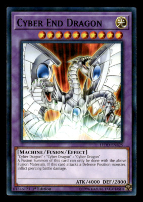 Cyber End Dragon LED3-EN017 Legendary Duelists: White Dragon Abyss 1st Ed NM-image