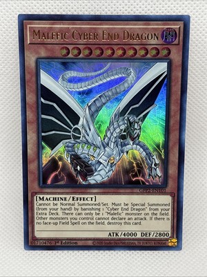 Malefic Cyber End Dragon - GFP2-EN101 - Ultra Rare - 1st Edition - Near Mint-image