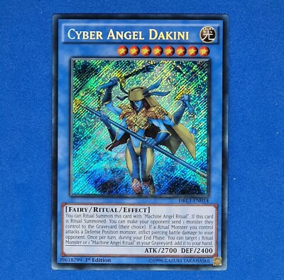 Cyber Angel Dakini Card DRL3-EN014 Secret Rare 1st Edition Yu-gi-oh Yugioh TCG -image