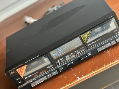 Fisher - CR-W86 Stereo Double Cassette Deck Untested (Parts Unit)-image