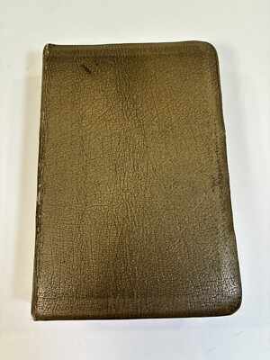 Harper Study Bible RSV Zondervan 1976 Top Grain Leather Eighth Reference, Damage-image