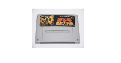 pre-owned Godzilla Kaiju Daikessen Nintendo Super Famicom Cartridge only-image