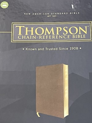 Thomson's Chain Reference - NASB 1977 Text Brown Leather soft-image