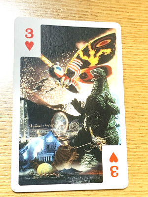 Godzilla Mothra  Playing Cards Poker Card  TOHO  From Japan  C-48-image