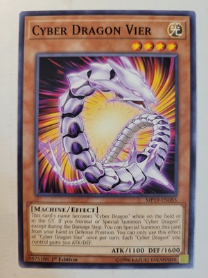 Cyber Dragon Vier MP19-EN085 Yugioh 1st Edition LP-image