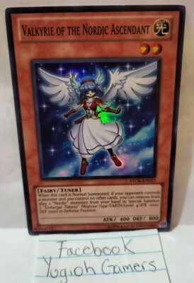 YUGIOH VALKYRIE OF THE NORDIC ASCENDANT STOR SUPER LIGHT PLAYED-image