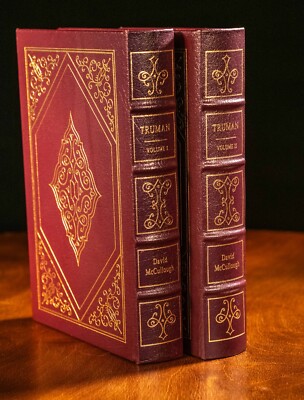 Easton Press:  DAVID McCULLOUGH: PRESIDENT HARRY TRUMAN: 2 VOLS-image