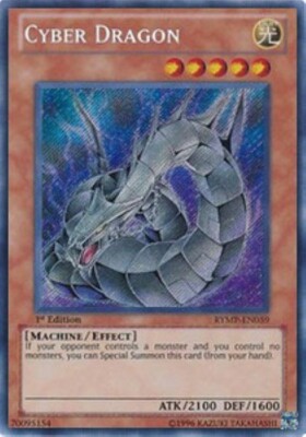 Yugioh-Cyber Dragon-Secret Rare-UNL-RYMP EN059 (NM)-image