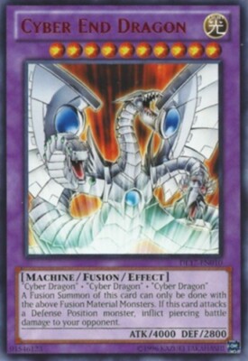 Cyber End Dragon - Blue - DL17-EN010 - Rare - Unlimited Edition Near Mint - Yu-G-image