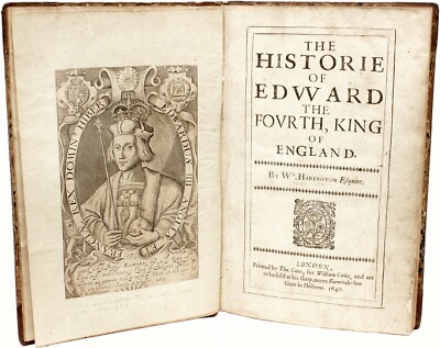 HABINGTON, William. The Historie Of Edward The Fourth - FIRST EDITION - 1640-image