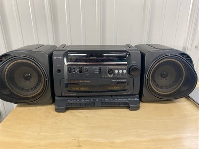 Vintage 90s FISHER PH-W3300 Stereo Portable Cassette  AM FM Radio Boombox Nice!-image