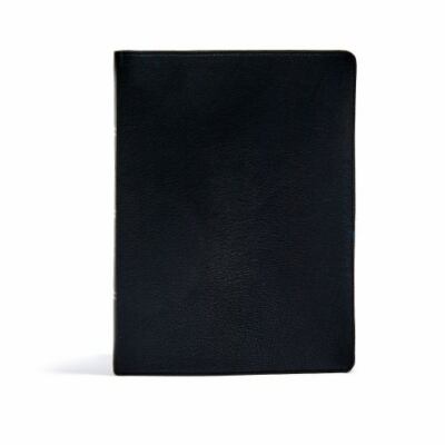 CSB Verse-by-Verse Reference, Black Premium Genuine Leather - Holman Bible Publi-image