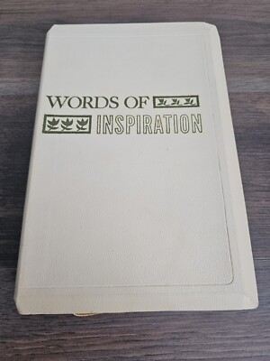 Words Of Inspiration 1963 Writings From The Past To Brighten The Present Leather-image