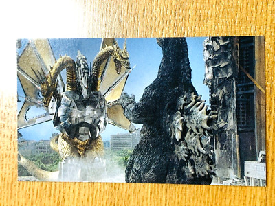 Godzilla Card No.99 Godzilla VS MECHA KING GHIDORAH TOHO From Japan G-63-image