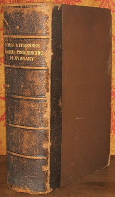 Spiers and Surenne's French and Eng & Eng Fr Pronouncing Dictionary 1889 Leather-image