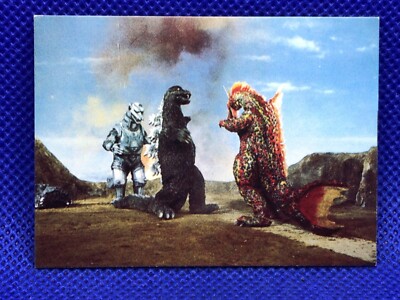 Terror of Mechagodzilla  Mini menko card 2.5 inch No.129 TOHO 1970's Japanese -image