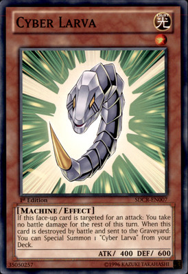 1st Ed Cyber Larva SDCR-EN007 Yugioh-image