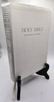 1972 Thomas Nelson KJV Holy Bible Red Letter Reference Edition Genuine Leather-image