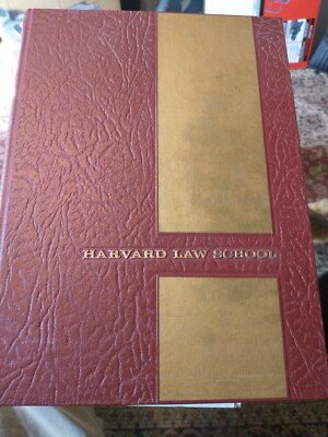 *HARVARD LAW SCHOOL* 1974  YEARBOOK  leather bound -image