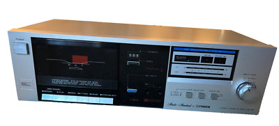 Vintage Fisher CR-35 Studio Standard Stereo Cassette Deck Silver Not tested-image