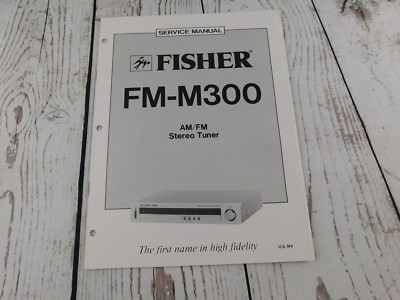 FISHER FM-M300 AM/FM STEREO TUNER  SERVICE MANUAL a-image