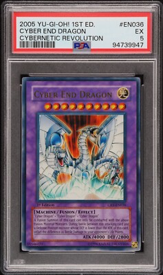 2005 Cyber End Dragon CRV-EN036 Cybernetic Revolution 1st Edition Yugioh-image