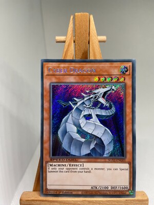 Cyber Dragon - Secret Rare 1st Edition SGX1-ENG01 - NM - YuGiOh-image