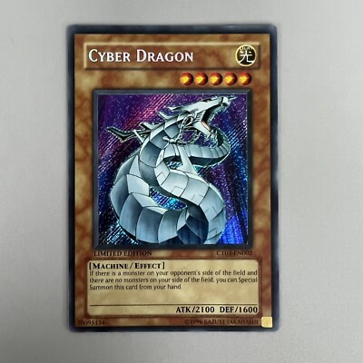 CYBER DRAGON YU-GI-OH CARD YUGIOH TRADING CARD GAME 1996 LIMITED EDITION-image