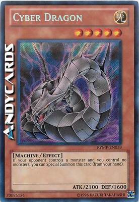 ENGLISH Cyber Dragon (Black) / Dragon (Black) ☻ Secret ☻ RYMP EN059 ☻ YUGIOH-image