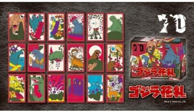 GODZILLA Hanafuda Japanese Playing Cards 70th Anniversary 2024 Japan Limited Jp-image