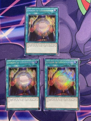 YuGiOh! Ledger of Legerdemain CYHO-EN067 x 3 PLAYSET-image
