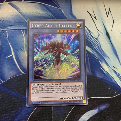 Yugioh! Cyber Angel Idaten DRL3-EN013 Secret Rare 1st Edition NM-image