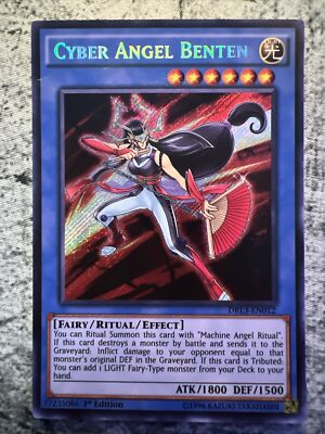 Yu-Gi-Oh! Cyber Angel Benten DRL3-EN012 Dragons of Legend: Unleashed 1st Edition-image