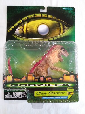 GODZILLA The Movie 1998 Trendmasters -CLAW SLASHER BABY GODZILLA- MINT ON CARD -image