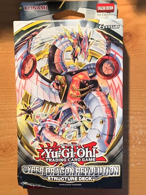 yugioh CYBER DRAGON REVOLUTION Structure Deck English 1st Ed Factory Sealed-image