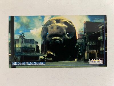 Godzilla King of Monster Widevision trading card (Amada, 1996) #38; NM-image