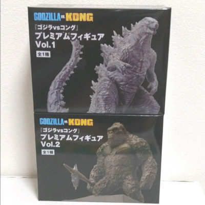Godzilla vs Kong Premium Figure 1 Godzilla and 1 Kong SEGA Game center products-image