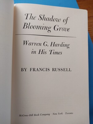 Easton Press The Shadow of Blooming Grove Warren G. Harding In His Times--image