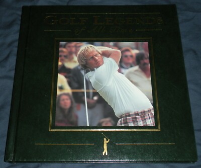 Golf Legends of All Time Al Barkow 1997 Hardcover Faux Leather-image