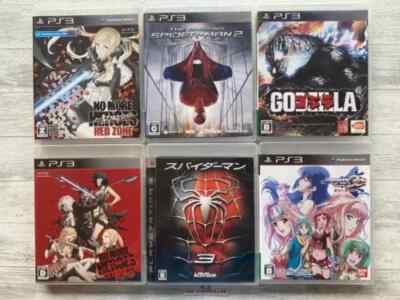 SONY PS3 No More Heroes, Spider-Man 2 3, Godzilla & Macross 30 6sets from Japan-image