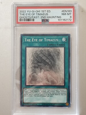 PSA graded Yugioh cards 2006-2022 Blue Eyes White Dragon Ghost Rare-image