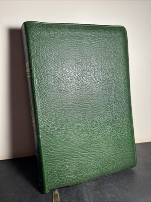 1967 Oxford New Scofield Reference Edition Bible KJV Genuine Cowhide Green-image
