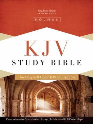 KJV Study Bible, Mantova Brown Simulated Leather, Indexed by Holman Bible Holman-image