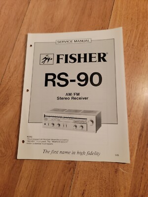 Fisher RS- 90   Stereo Receiver Service Manual -image