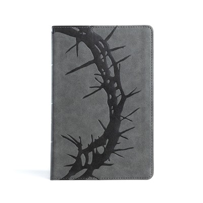 CSB Large Print Personal Size Reference Bible, Charc (Leather Bound) (UK IMPORT)-image